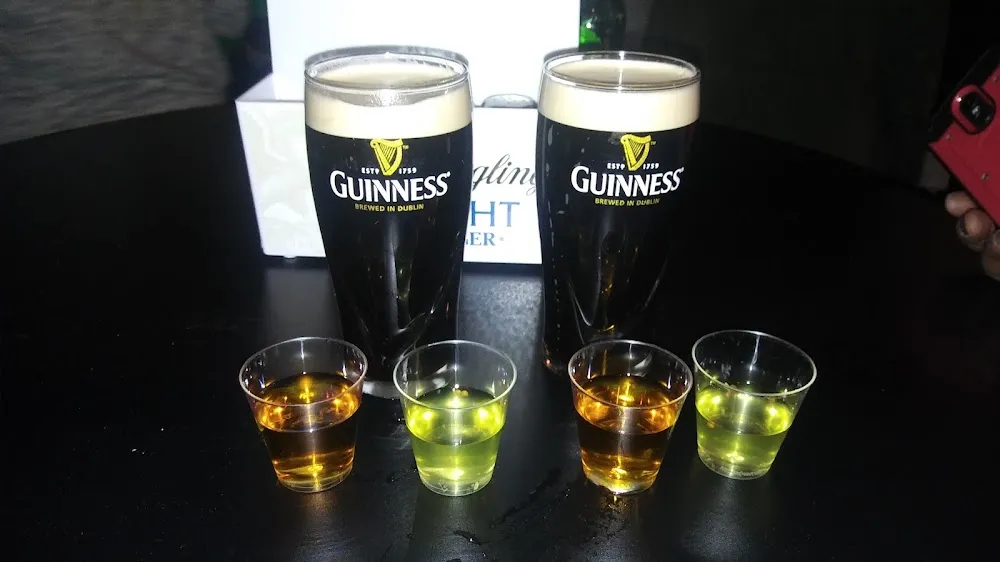 Guinness Beer with Jameson Picklebacks
