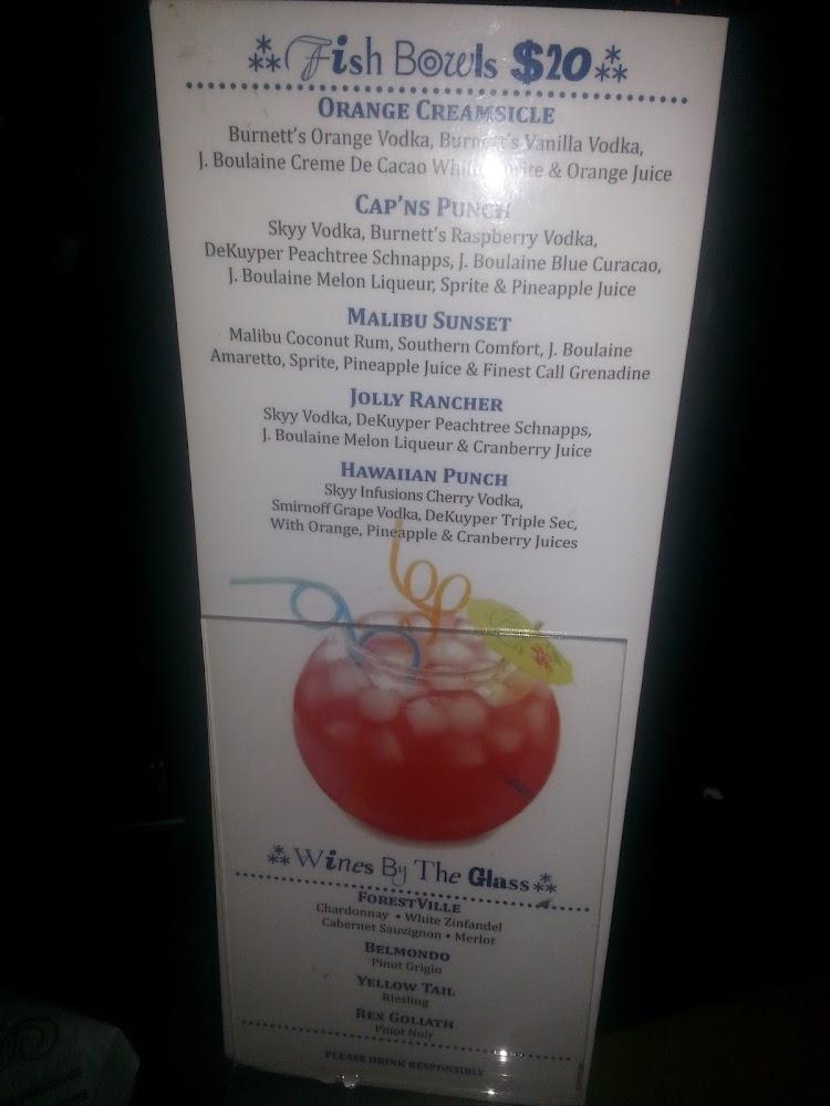 The Cap'ns Corner Menu image 3